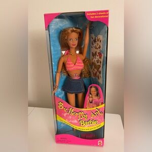 Barbie Butterfly Art Tattoo Doll